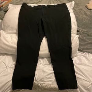 Gap Black 18 Regular Slim City ankle length pants